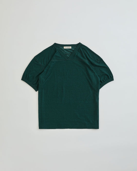 【5月中旬入荷予定】LINEN FOOTBALL TEE