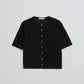 【4月上旬お届け】PILE HALF SLEEVE CARDIGAN