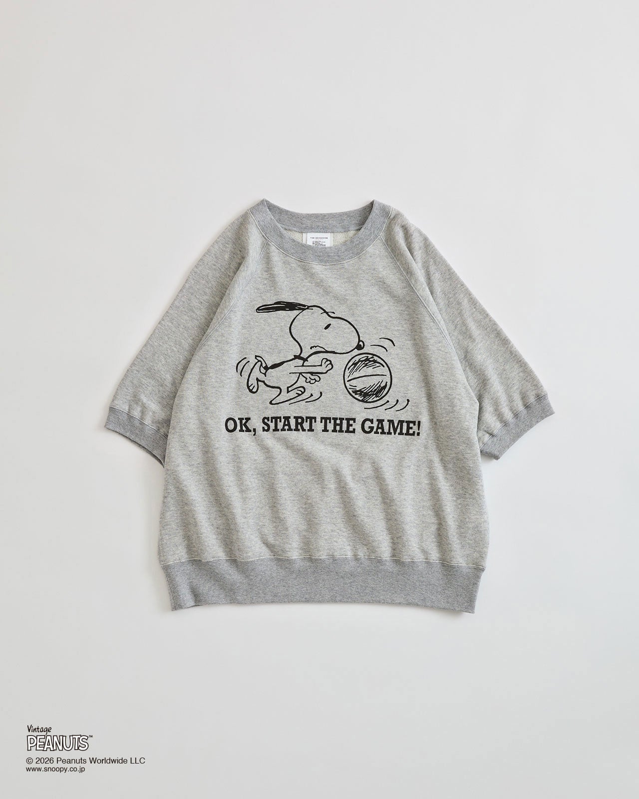 PEANUTS HALF SLEEVE SWEATSHIRT – Shinzone