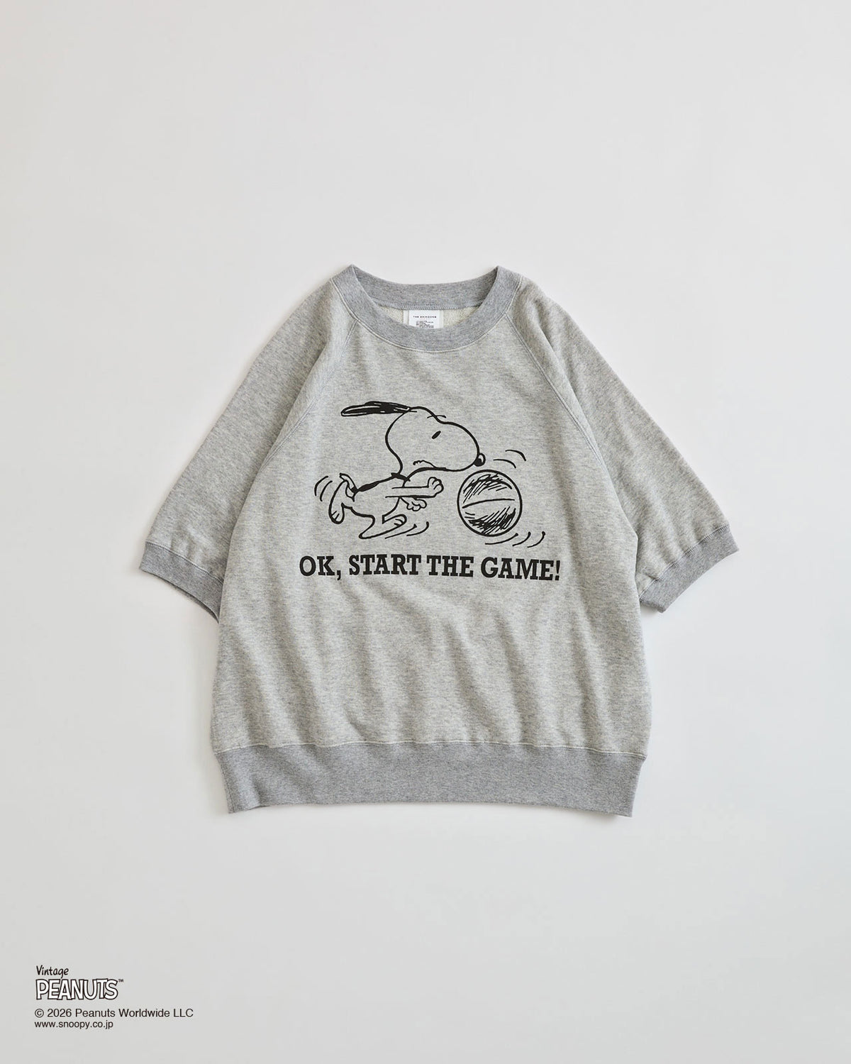 PEANUTS HALF SLEEVE SWEATSHIRT – Shinzone