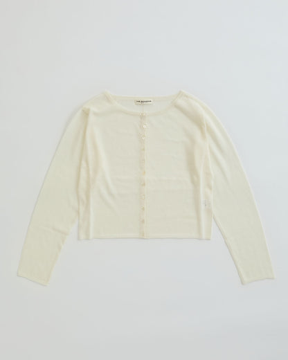 【4月中旬お届け】SHEER KNIT CARDIGAN