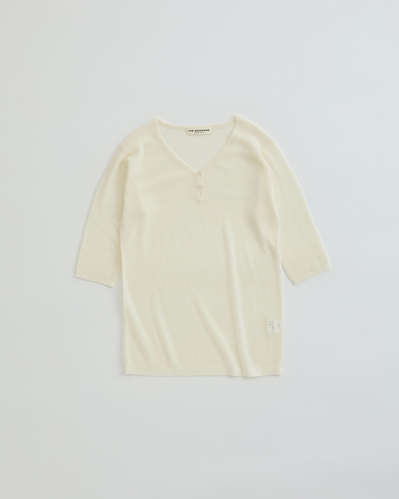 HENRY V-NECK SHEER KNIT – Shinzone