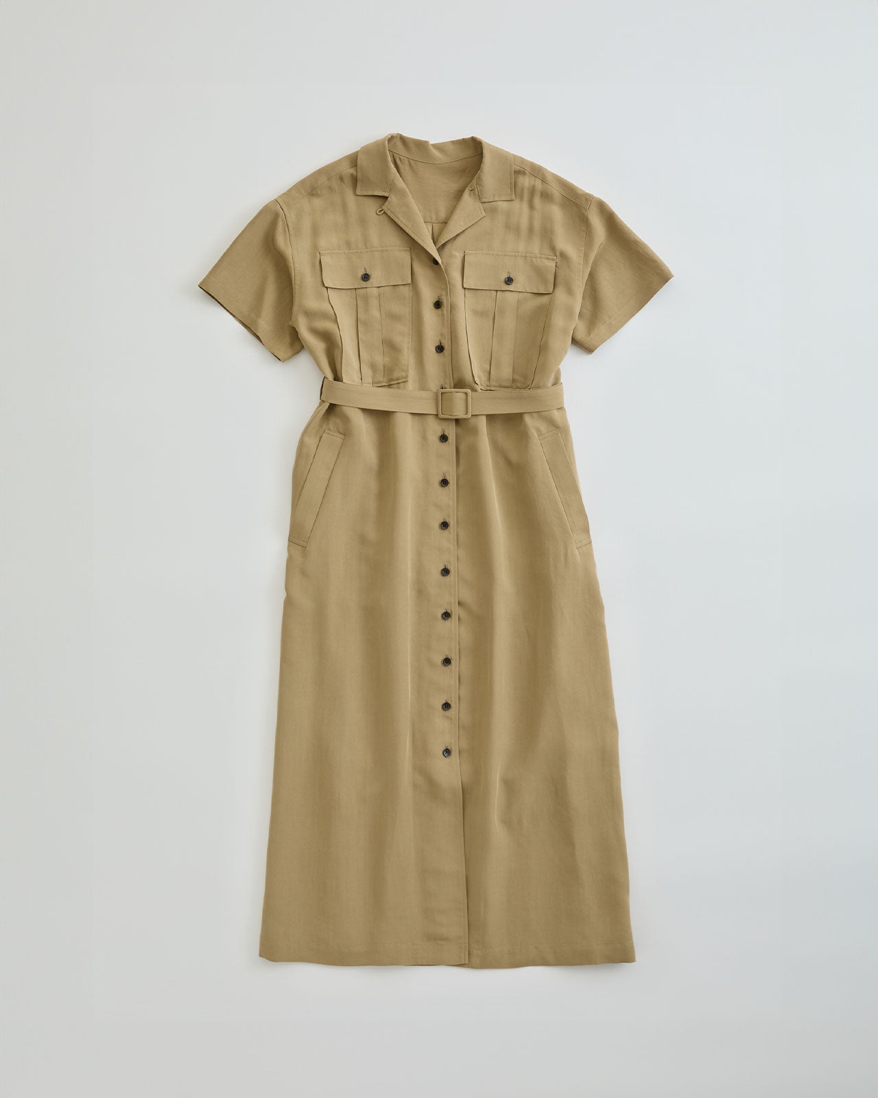 SHISHIKUI シシクイ　open collar OFF 新品未使用 OPEN COLLAR SHIRT DRESS – Shinzone