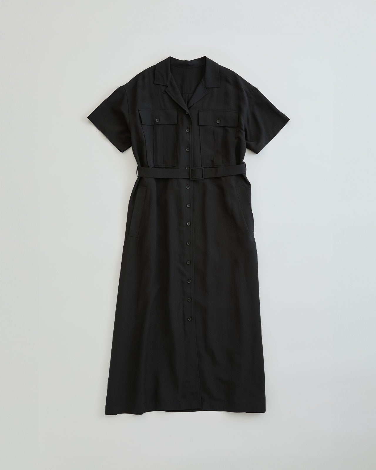 OPEN COLLAR SHIRT DRESS – Shinzone