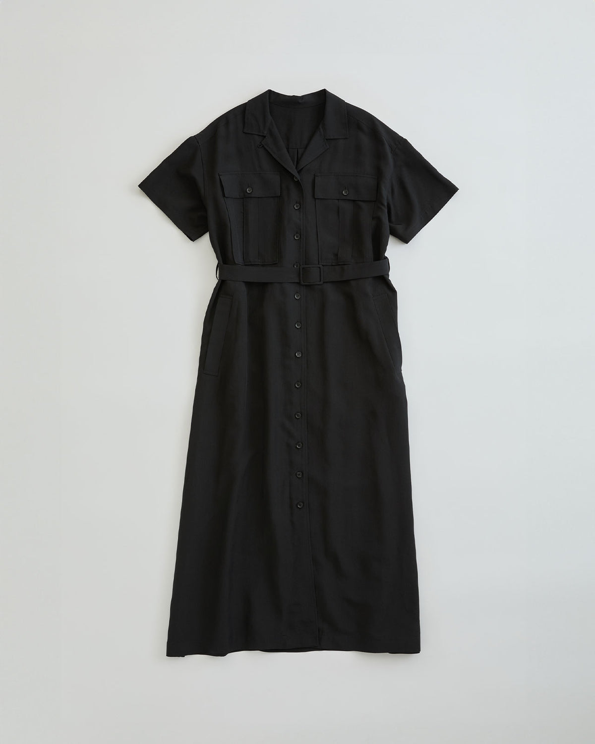 OPEN COLLAR SHIRT DRESS – Shinzone