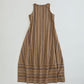 【6月上旬入荷予定】LINEN STRIPED DRESS