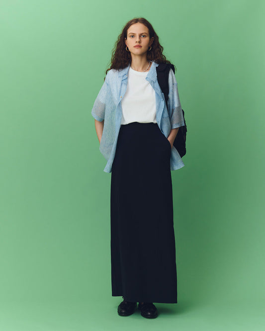 【7月上旬お届け】4WAY STRETCH LONG SKIRT