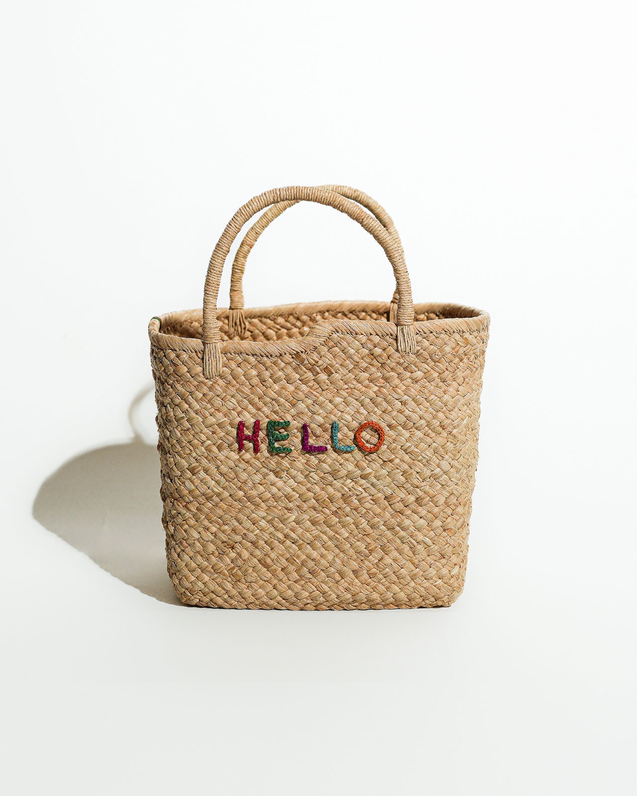 AMPIANA basket bag -HELLO-