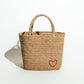AMPIANA basket bag -HEART-