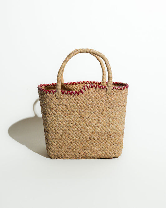 AMPIANA basket bag -zigzag-