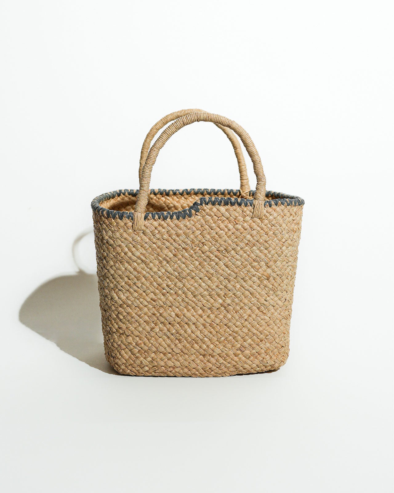 AMPIANA basket bag -zigzag-