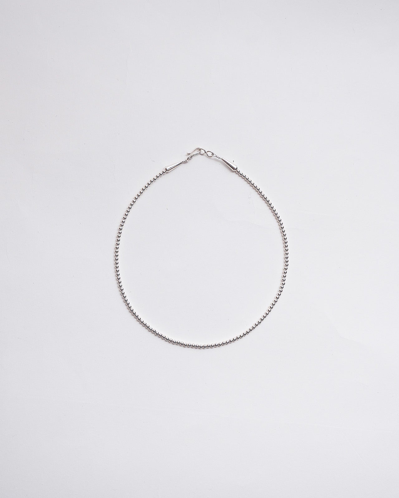 ＜ERICKA NICOLAS BEGAY＞Plain Desingn Necklace(3mm/40cm)