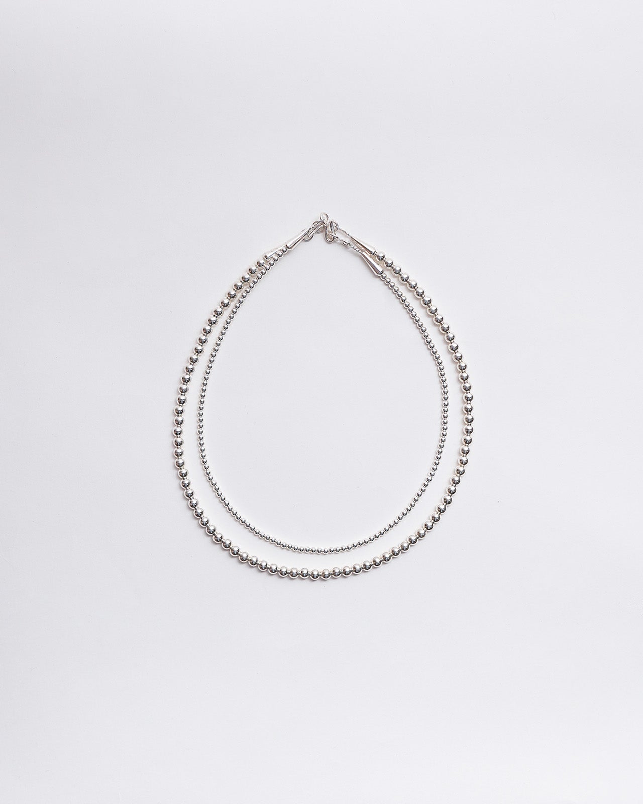＜ERICKA NICOLAS BEGAY＞Plain Design Necklace(5mm/45cm)