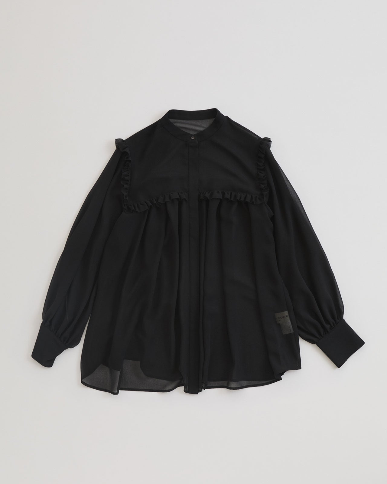 【1月下旬お届け】GEORGETTE RUFFLED BLOUSE