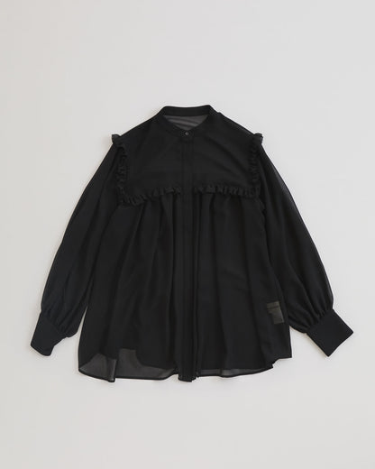 GEORGETTE RUFFLED BLOUSE