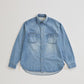 【1月中旬お届け】VINTAGE FADED DENIM SHIRT