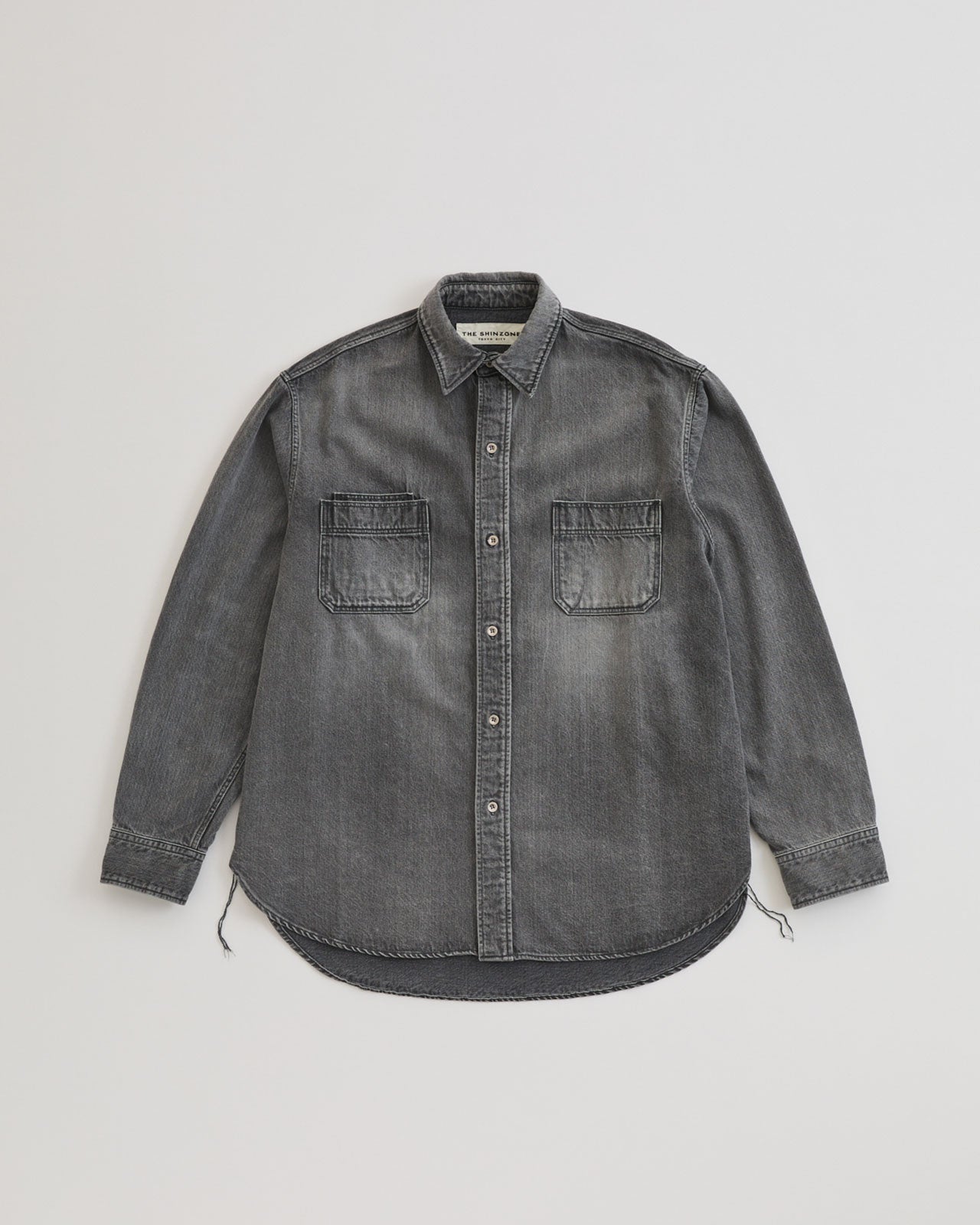 【1月中旬お届け】VINTAGE FADED DENIM SHIRT