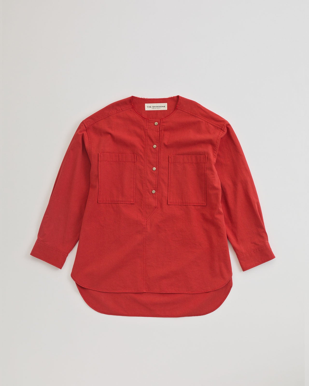 【2月下旬入荷予定】COLLARLESS WORK SHIRT