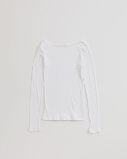【2月下旬入荷予定】SHEER RIB LONG SLEEVE TEE