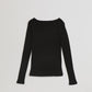 【2月下旬入荷予定】SHEER RIB LONG SLEEVE TEE