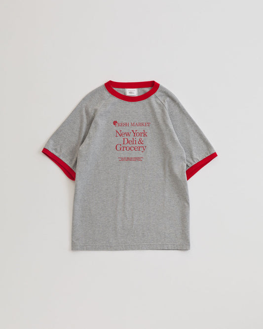 【3月中旬入荷予定】FRESH MARKET RINGER TEE