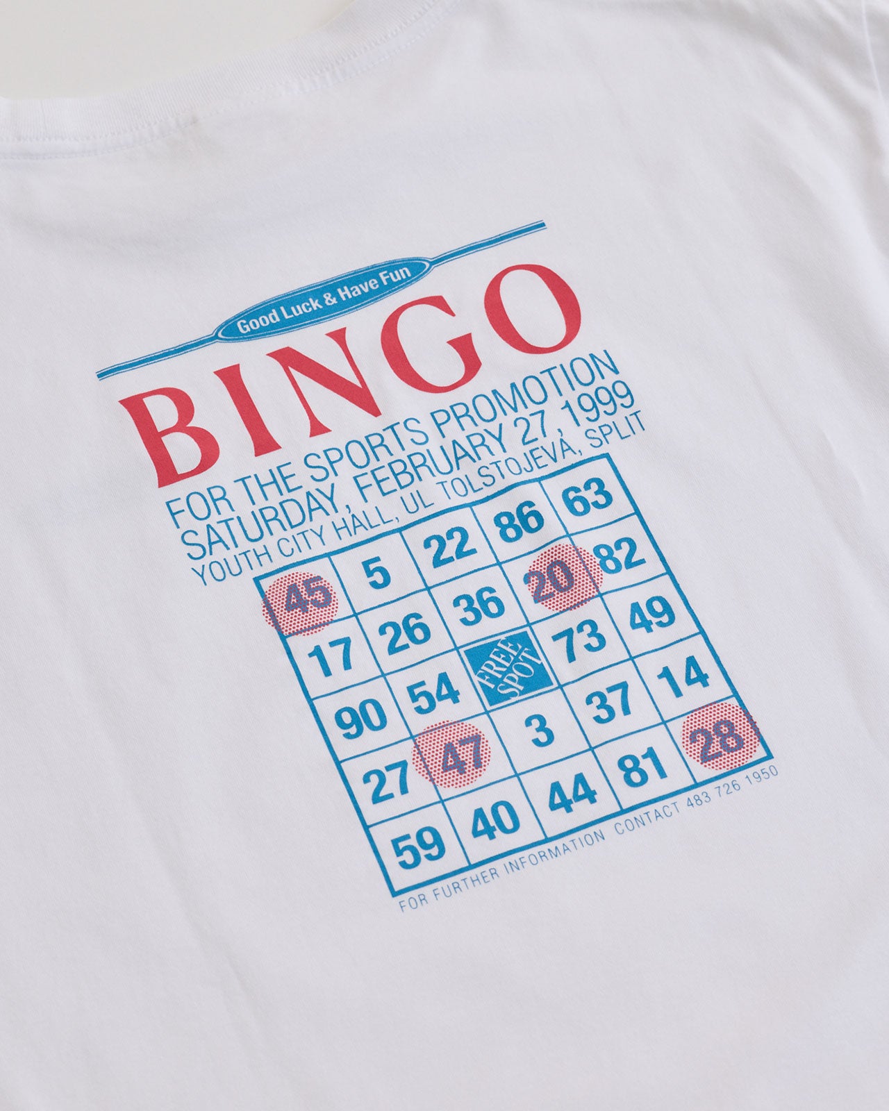 【2月下旬入荷予定】BINGO TEE