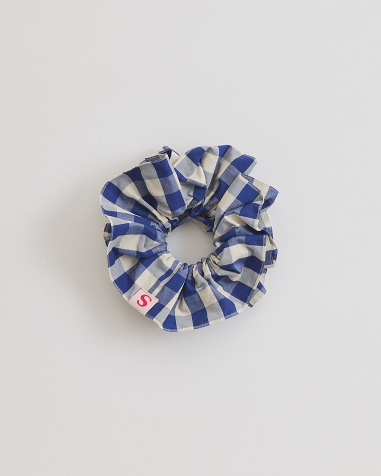 【12月下旬お届け】GINGHAM CHECK SCRUNCHIE