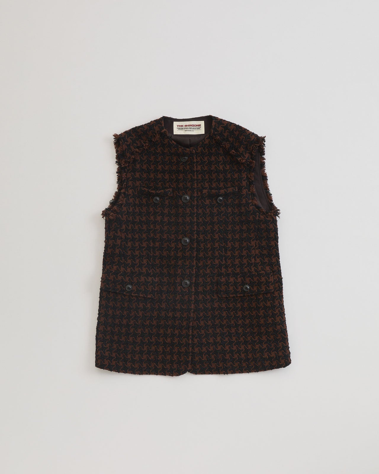 【1月中旬お届け】TWEED GILET
