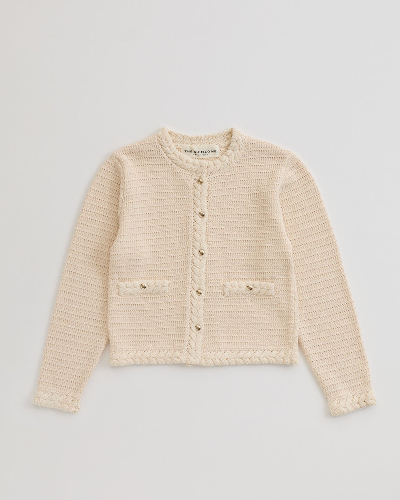 CROCHET KNIT JACKET – Shinzone