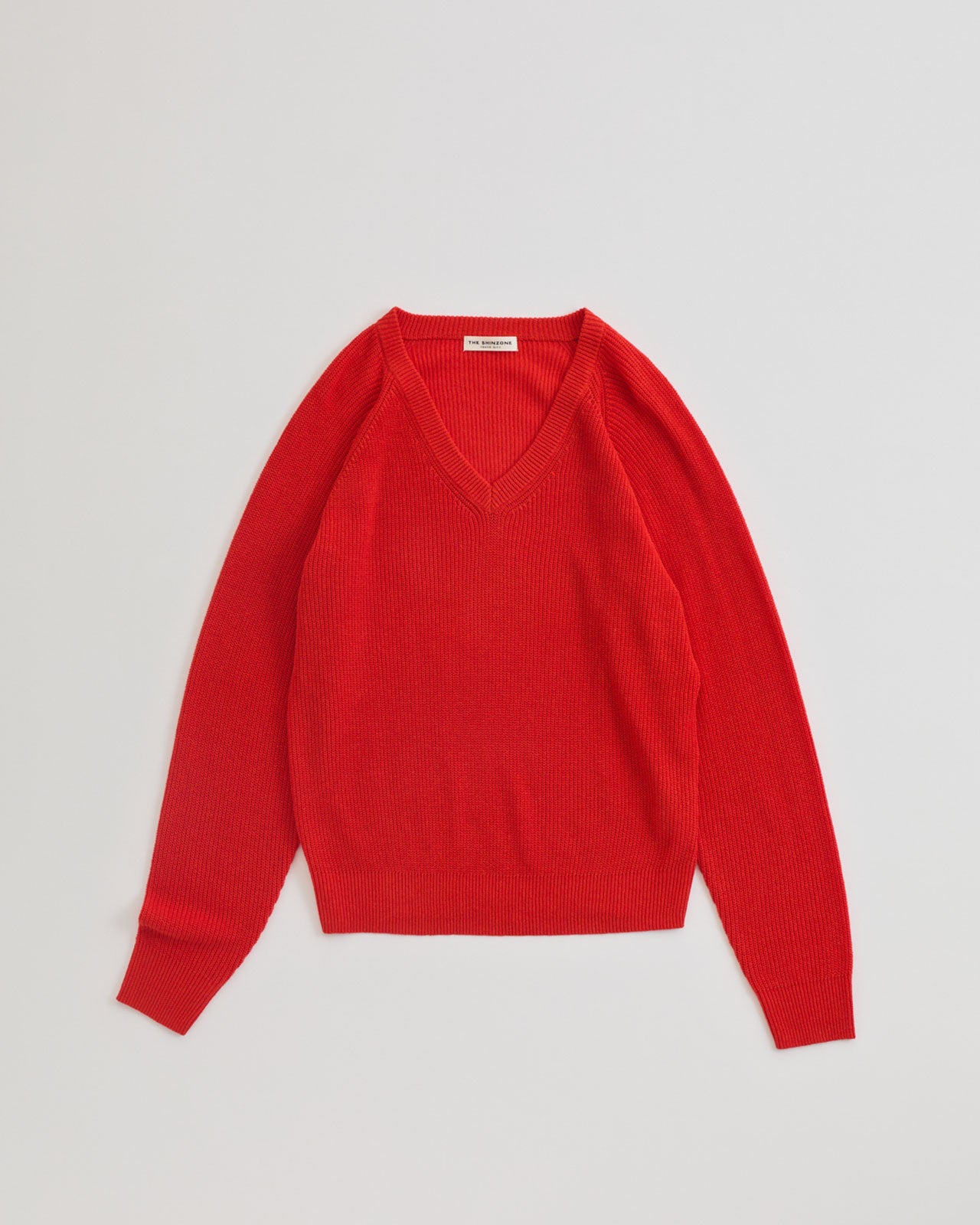 C/L V-NECK KNIT PULLOVER – Shinzone