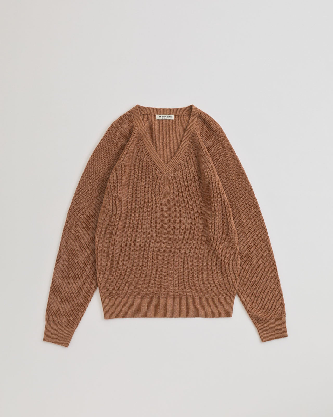 C/L V-NECK KNIT PULLOVER – Shinzone