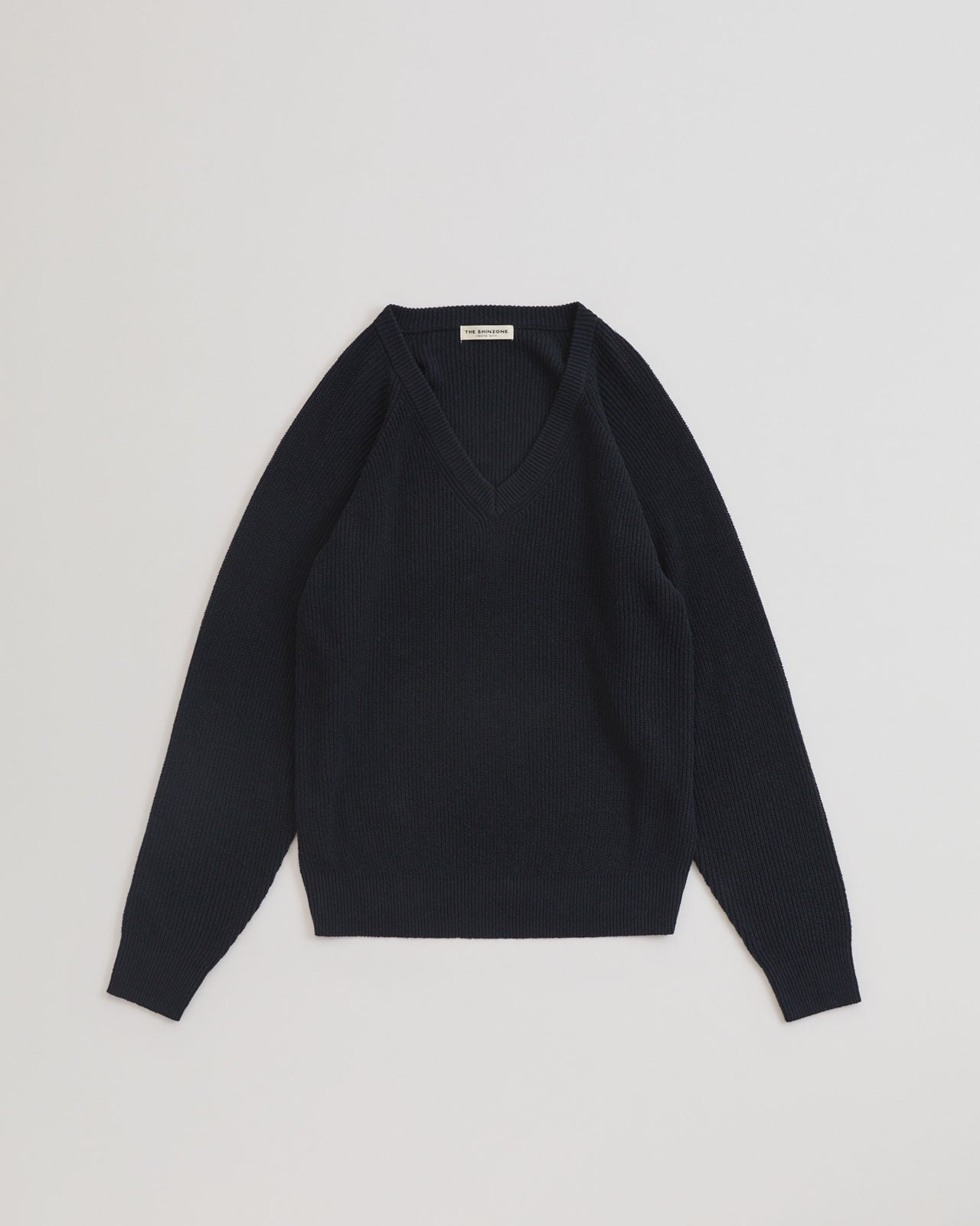 C/L V-NECK KNIT PULLOVER – Shinzone