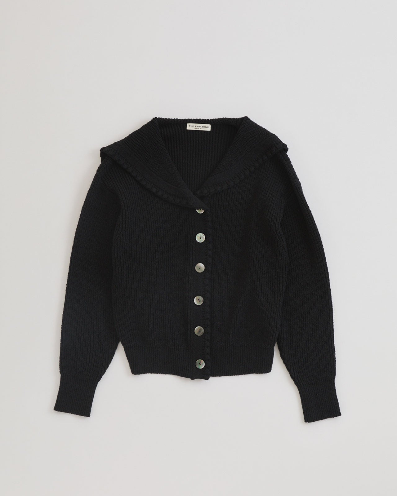 SAILOR COLLAR KNIT CARDIGAN – Shinzone