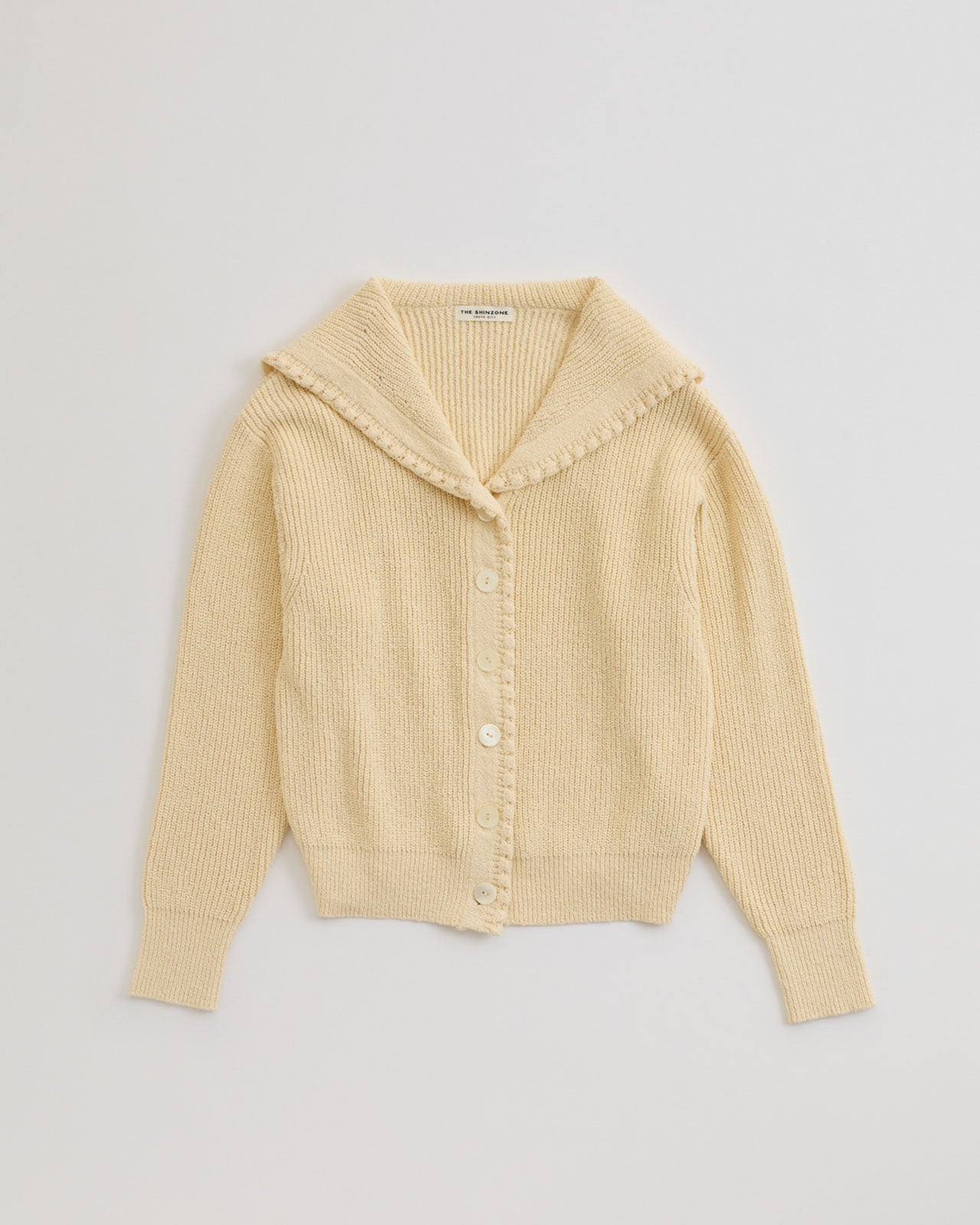 【1月中旬お届け】SAILOR COLLAR KNIT CARDIGAN