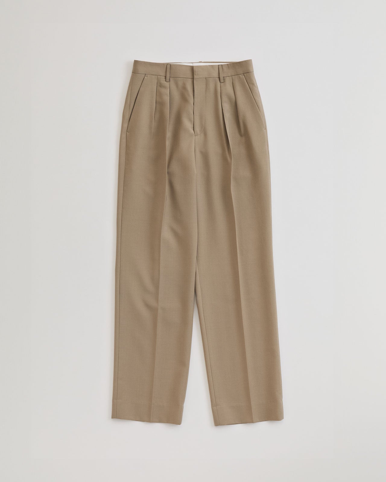 【1月中旬お届け】TWO TUCK TROUSERS
