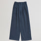 【2月上旬入荷予定】COTTON TWILL WIDE PANTS