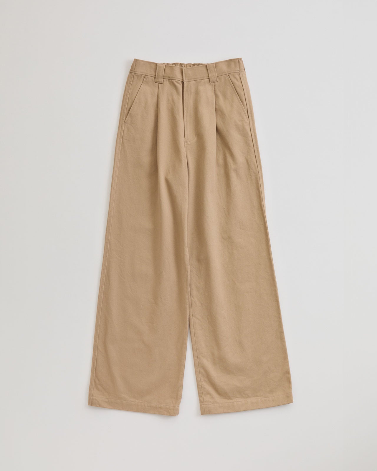 COTTON TWILL WIDE PANTS – Shinzone