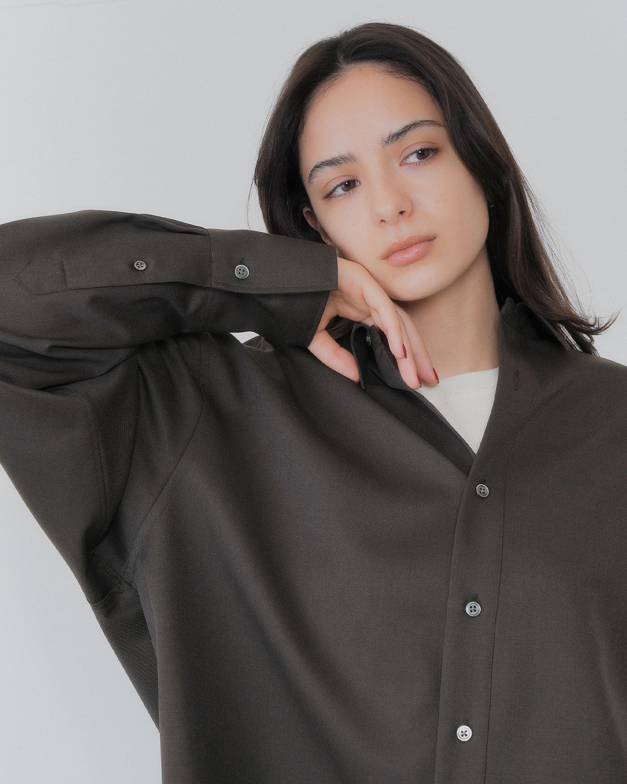 【10月上旬入荷予定】WASHABLE WOOL DADDY SHIRT