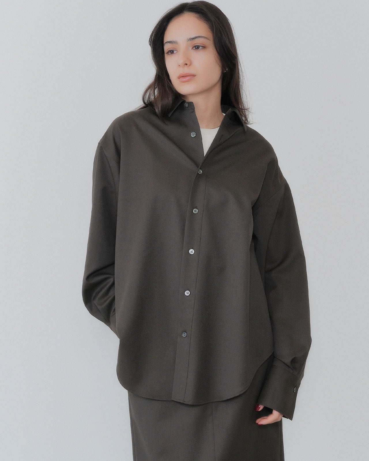 【10月上旬入荷予定】WASHABLE WOOL DADDY SHIRT
