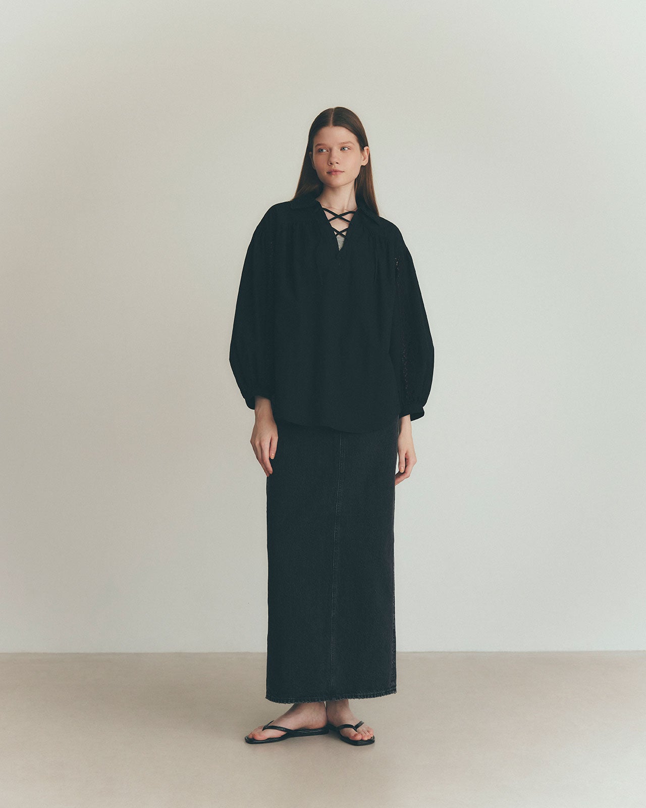 【2月上旬入荷予定】DENIM TIGHT SKIRT