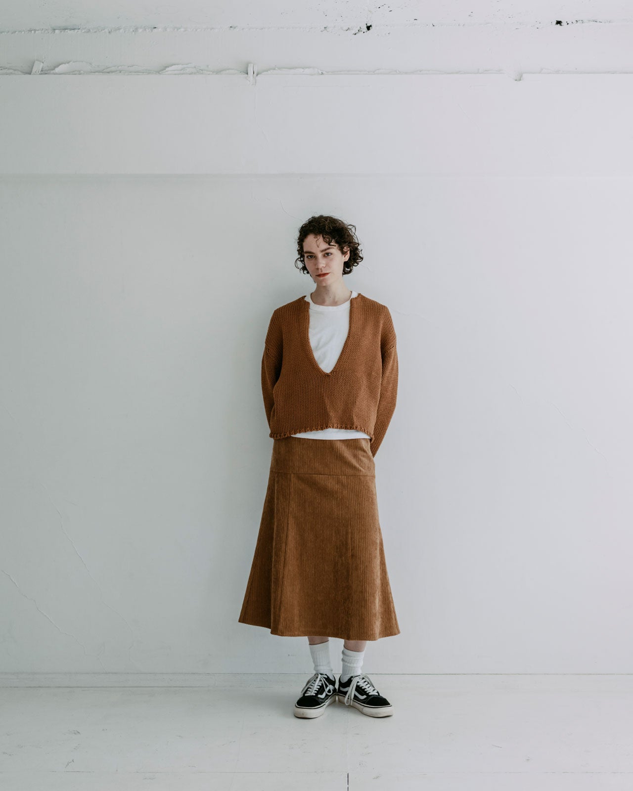 MEYAME CORDUROY BEAUTIFUL SKIRT