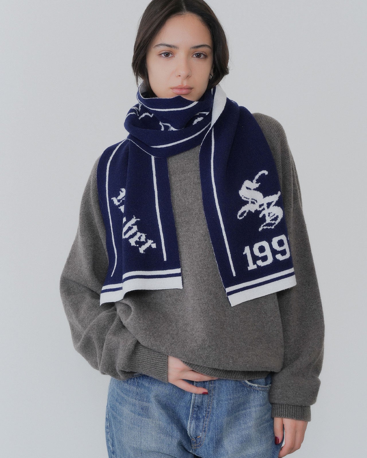 【9月中旬お届け】WOOL SOUVENIR SCARF