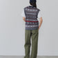 【9月中旬お届け】FAIR ISLE KNIT VEST