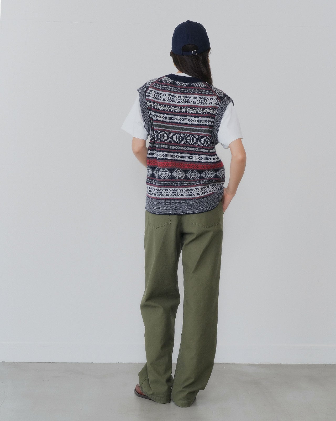 【9月中旬お届け】FAIR ISLE KNIT VEST