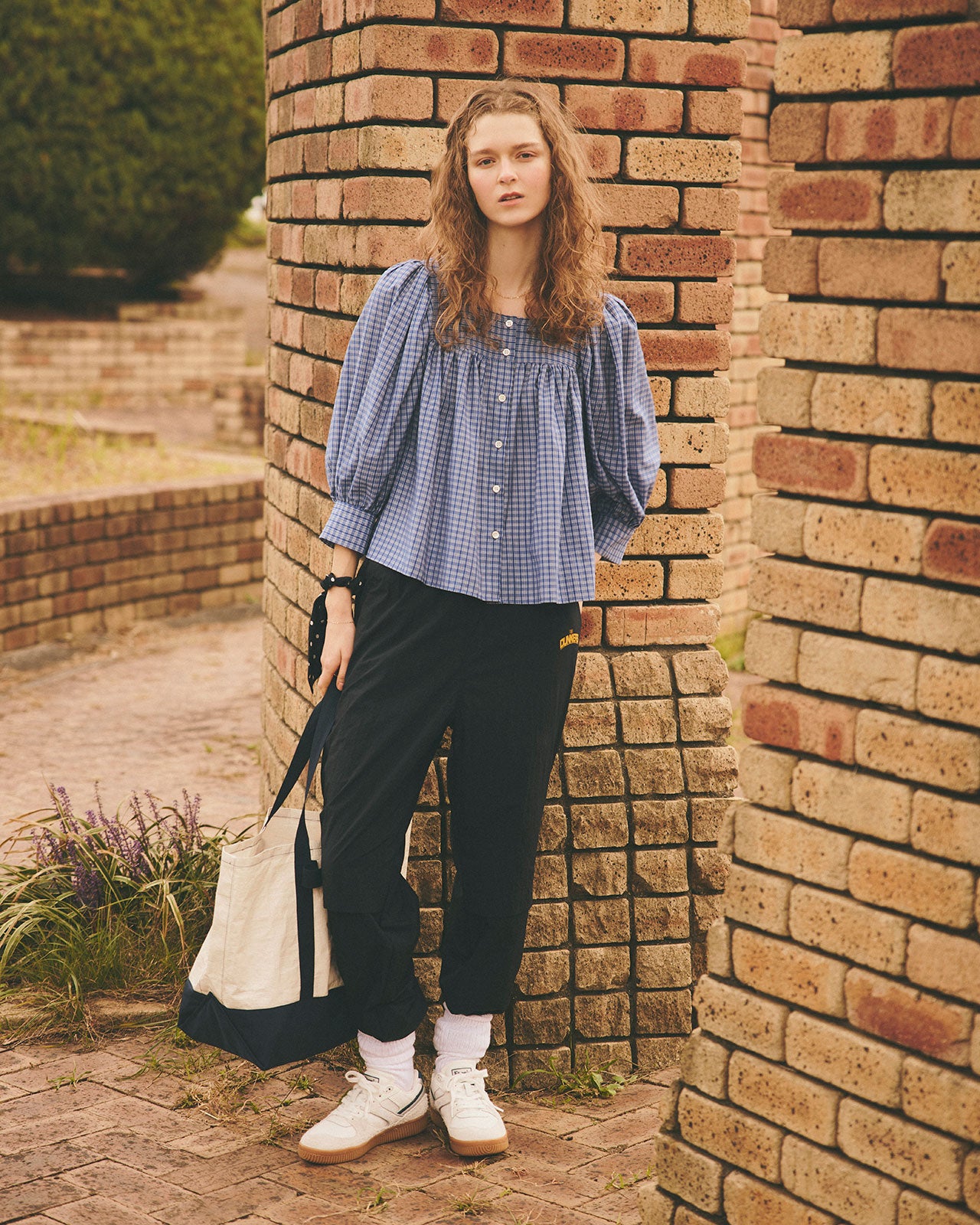 【5月上旬入荷予定】DOBBY CHECKED BLOUSE