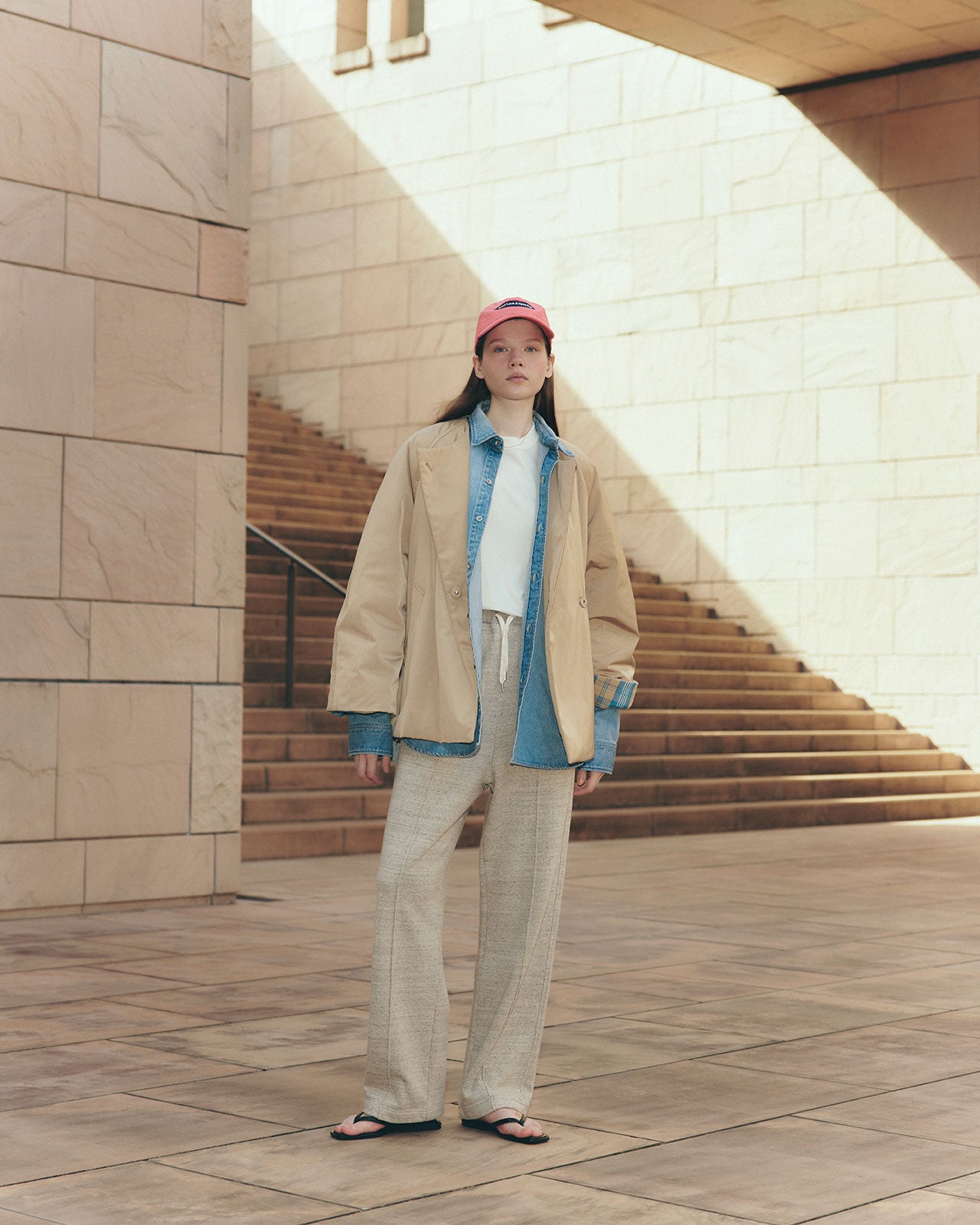 COLLARLESS PADDED COAT – Shinzone