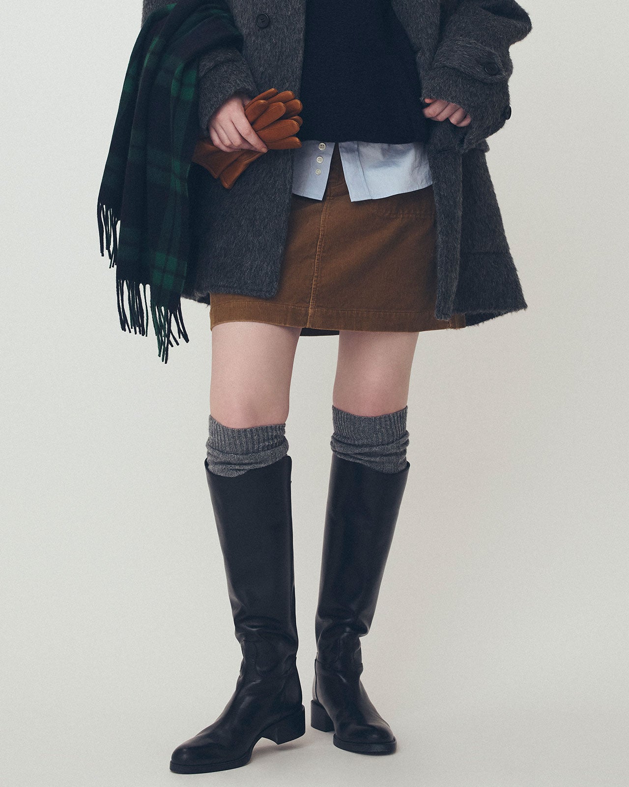 【9月上旬お届け】CORDUROY MINI SKIRT