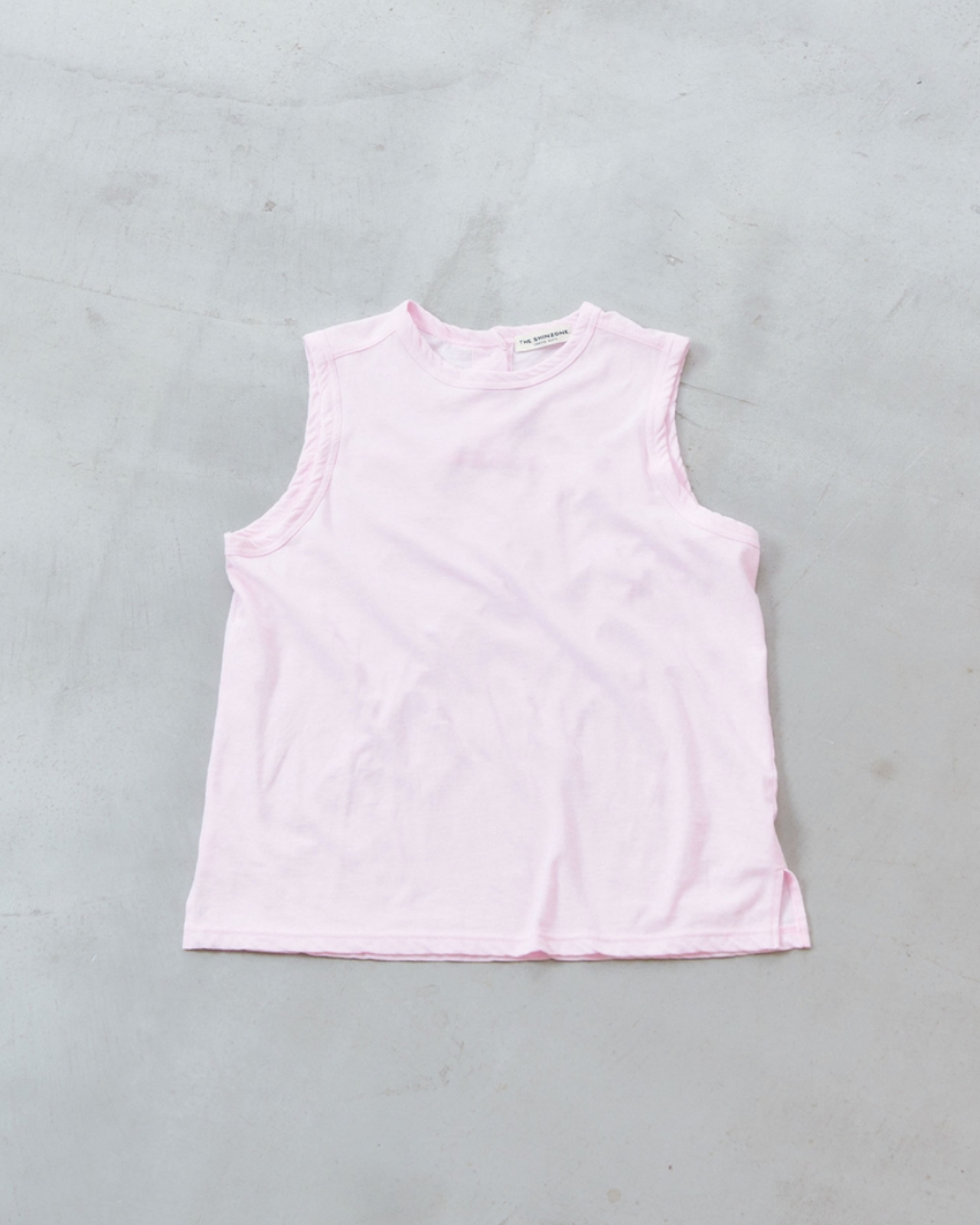 【新色PINK】HIGH TWIST COTTON SLEEVELESS TOP
