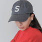 【8月上旬お届け】THE S CAP(CHARCOAL GRAY)