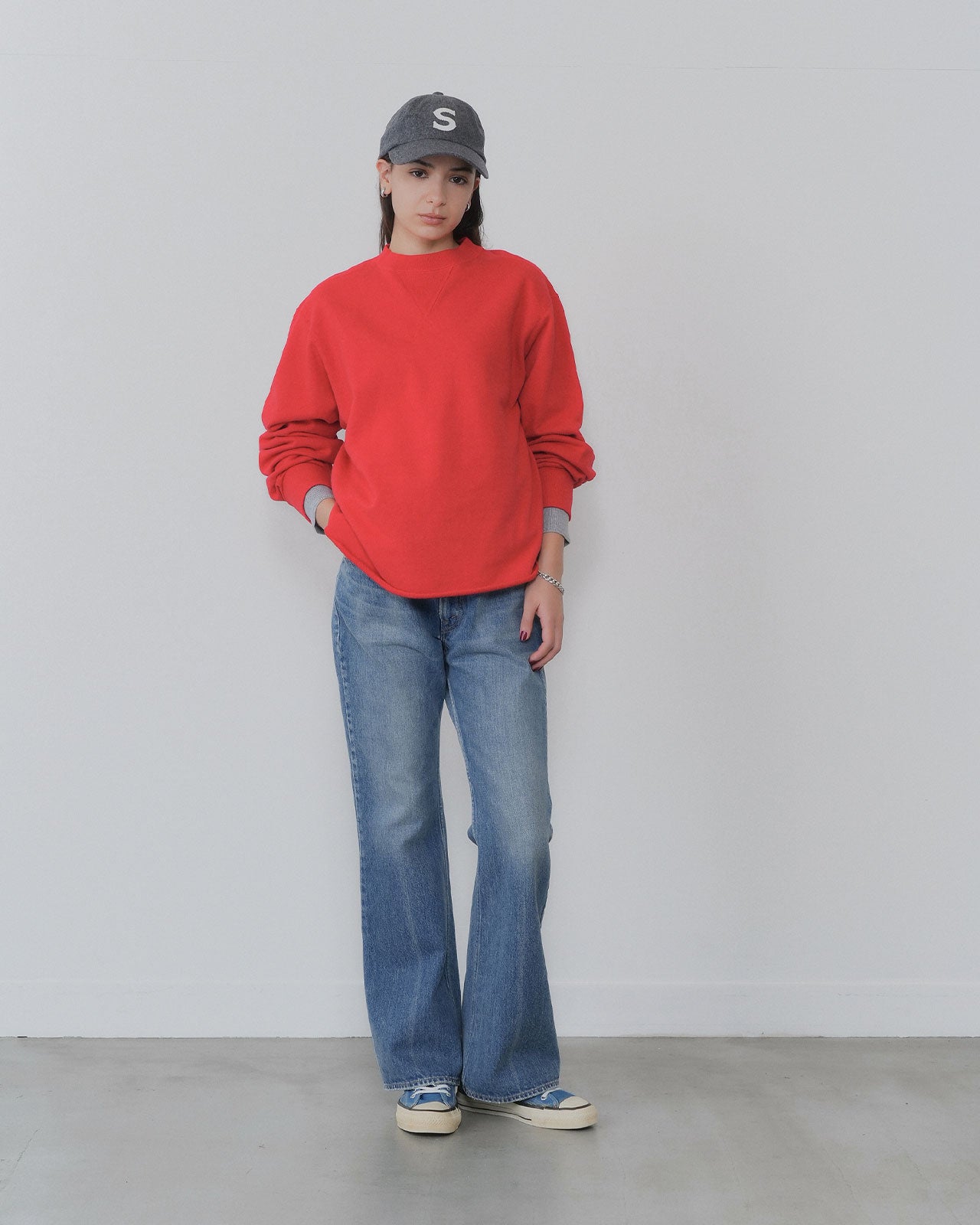 【8月上旬お届け】THE S CAP(CHARCOAL GRAY)